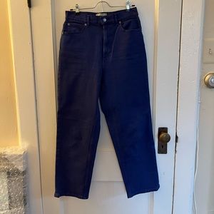 Everlane Way High Garmet Dyed Jeans
